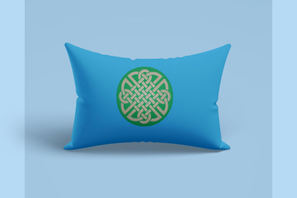 A Celtic Knot Embroidery Design in Real-World Use