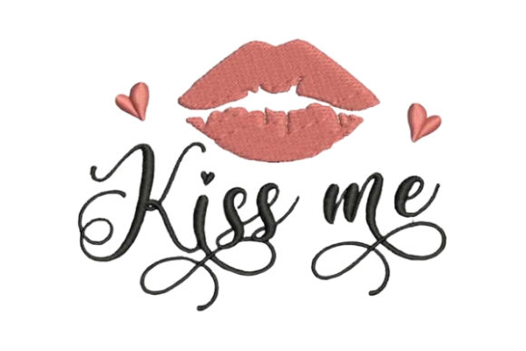 A Designer's Look at the Kiss Me Lips Embroidery Design