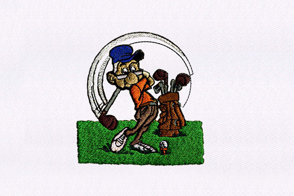 A Designer's Practical Review of the Golf Playing Grandpa Embroidery