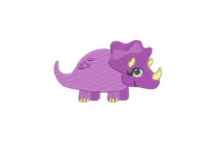 A Purple Dinosaur Girl for Holiday Crafting Success