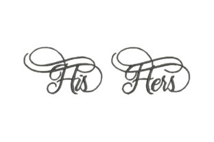 Crafting Elegance with the His Hers Embroidery Design
