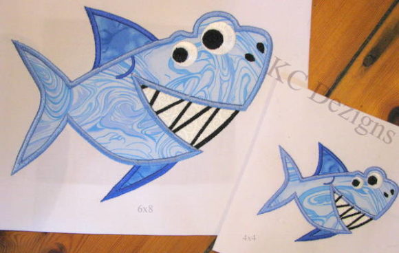 Embroidery Design Review: The Smiley Shark for Business Use