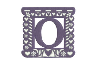 Papel Picado Alphabet O: A Designer's Review for Holiday Collections