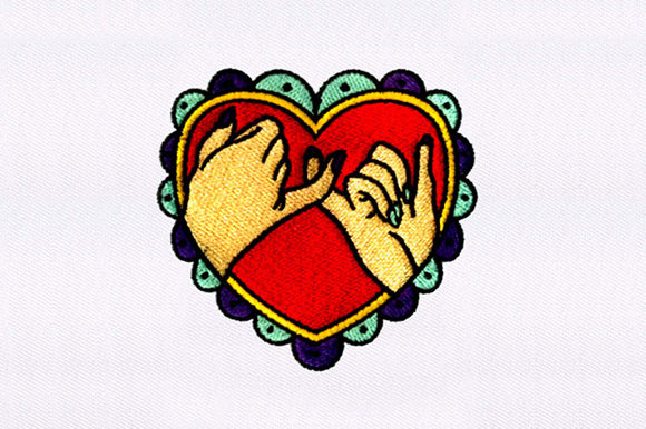 Pinky Swearing Fingers: A Designer’s Gift Embroidery Review