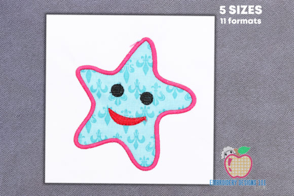 Reviewing Happy Starfish Design for Boutique Sweatshirt Embroidery