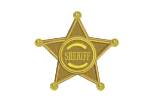 The Sheriff Badge Embroidery Design: A Western Hit for Your Shop